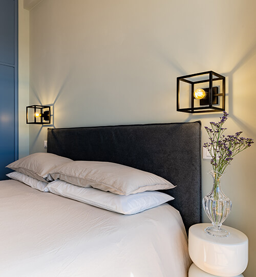 Borgo ai conti - Seaview-Versilia - il porto - testata letto